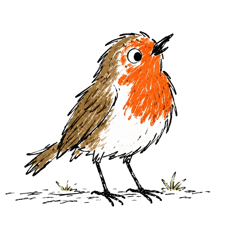 Illustrated robin
